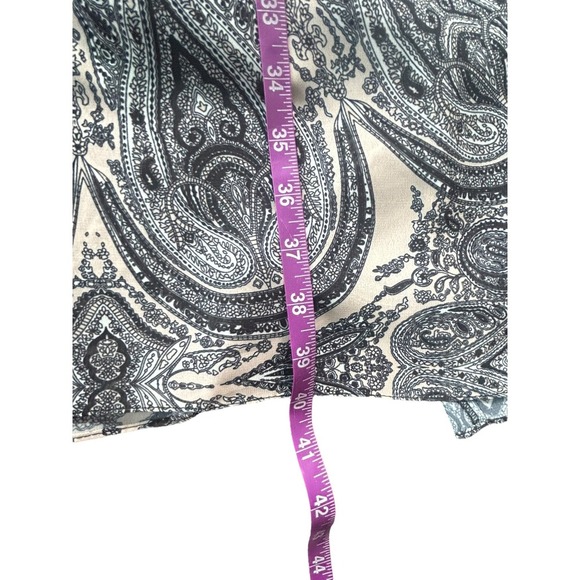 Alexia Admor Dress XS Sleeveless Black White Paisley Print Midi Women's NWT - Picture 2 of 8